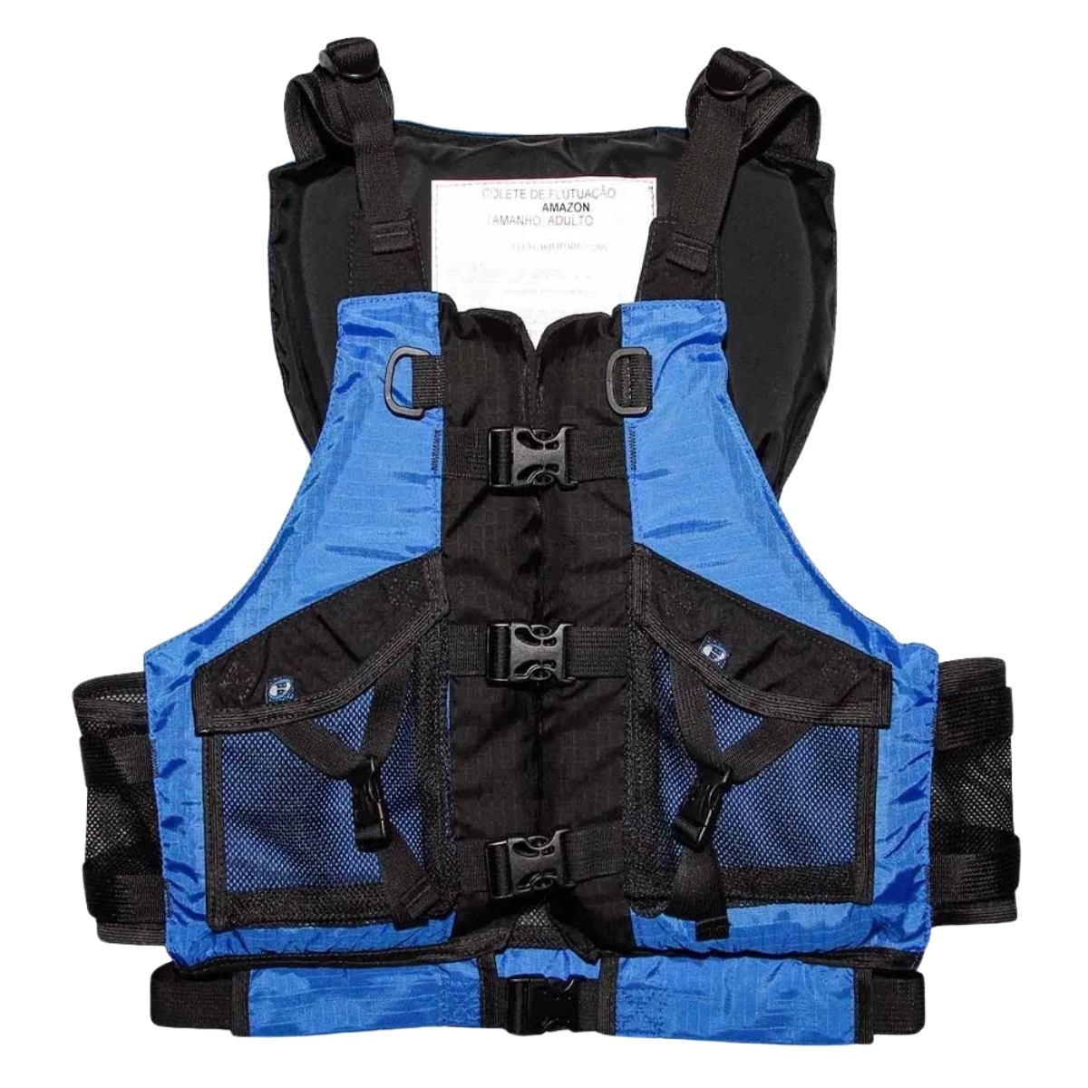 Colete Salva Vidas Fishing Amazon G/GG Hidro2Eko (70 kg a 110 kg) azul