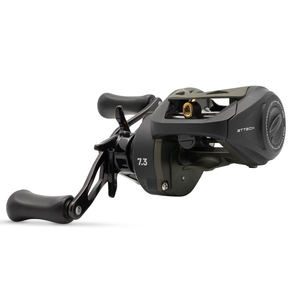 Carretilha Maruri Attack ATB7 Black 7.2:1 11 Rolamentos Alta Performance - Imagem 2