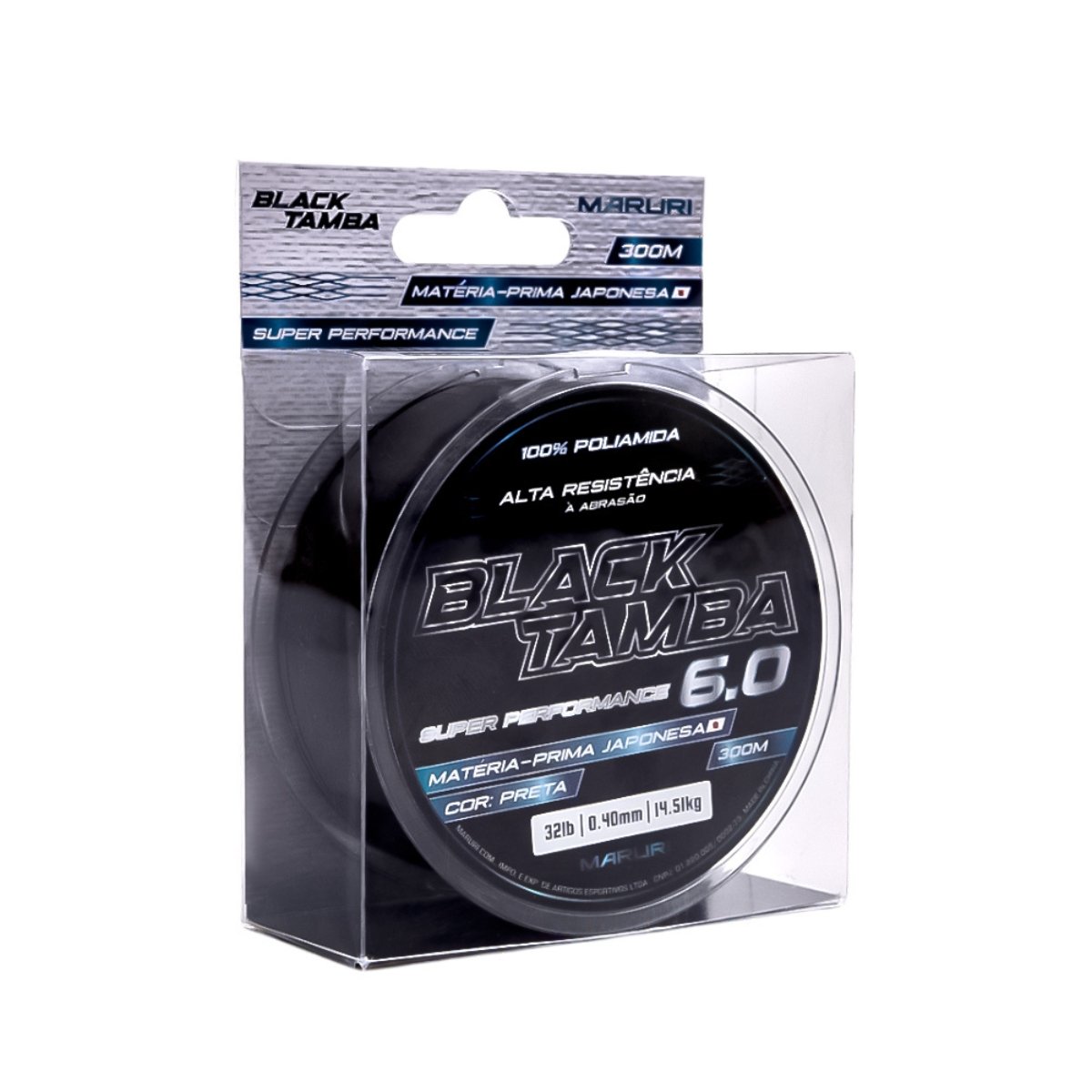 linha monofilamento black tamba maruri 300m