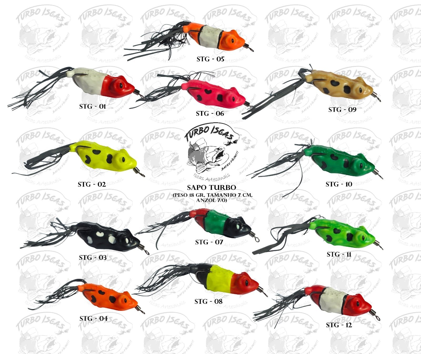 Isca Artificial Sapo Turbo - Isca Ideal para Traíra